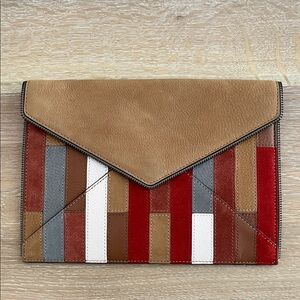 Rebecca Minkoff Multicolor Patchwork Clutch